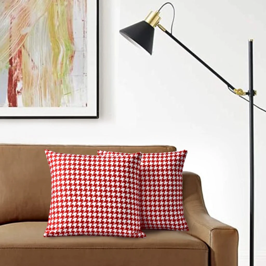 2 PCs Luxury Cushion Set-Onyx Red