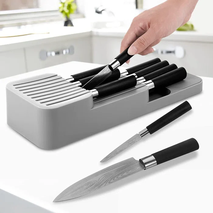 2 Tier Knife Organizer(SA2405-71)-(5610)L/Grey - Image 8