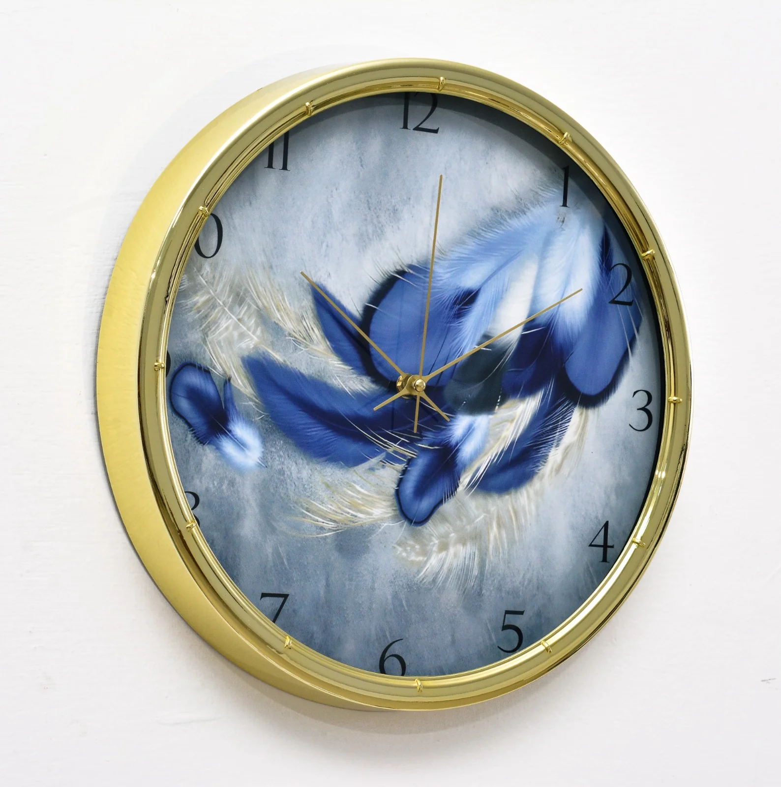 35 Cm Wall Clock-Feathers - Image 2