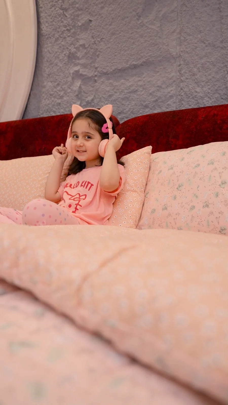 5 PCs Single Kids Razai Set-Animal Gang - Image 3