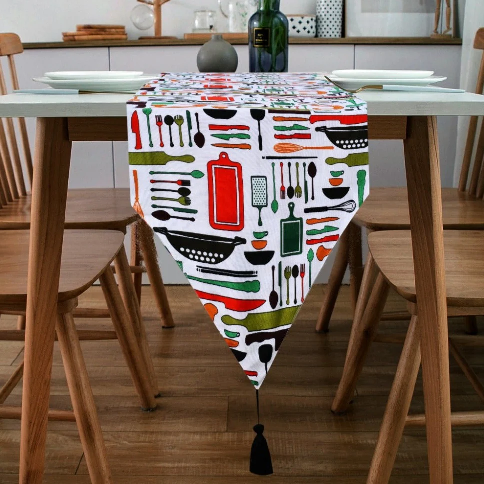6 & 8 Seater Dining Table Runner-Fry Pan - Image 2