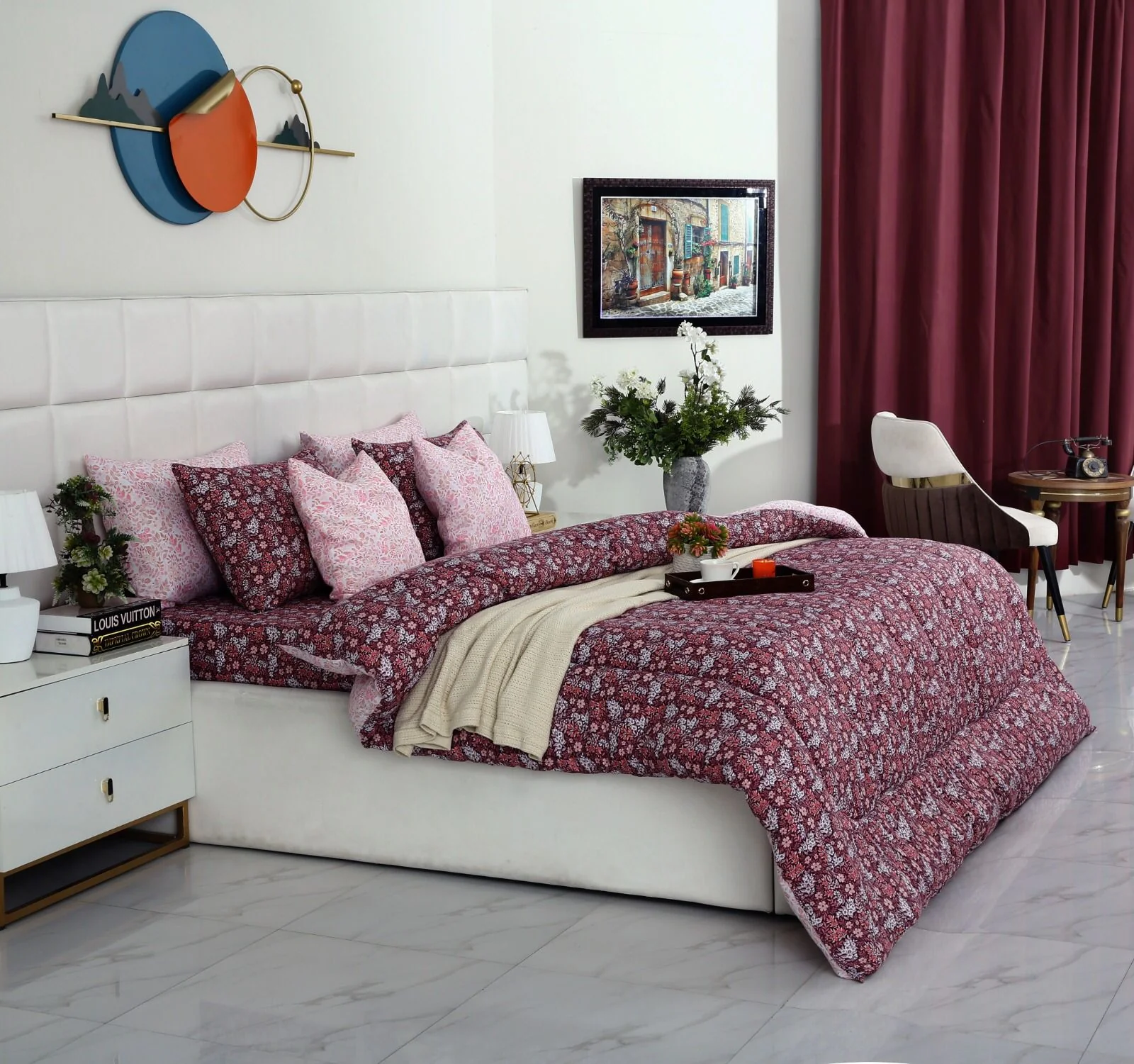 8 PCs Winter Razai Set-Daisy Day - Image 6