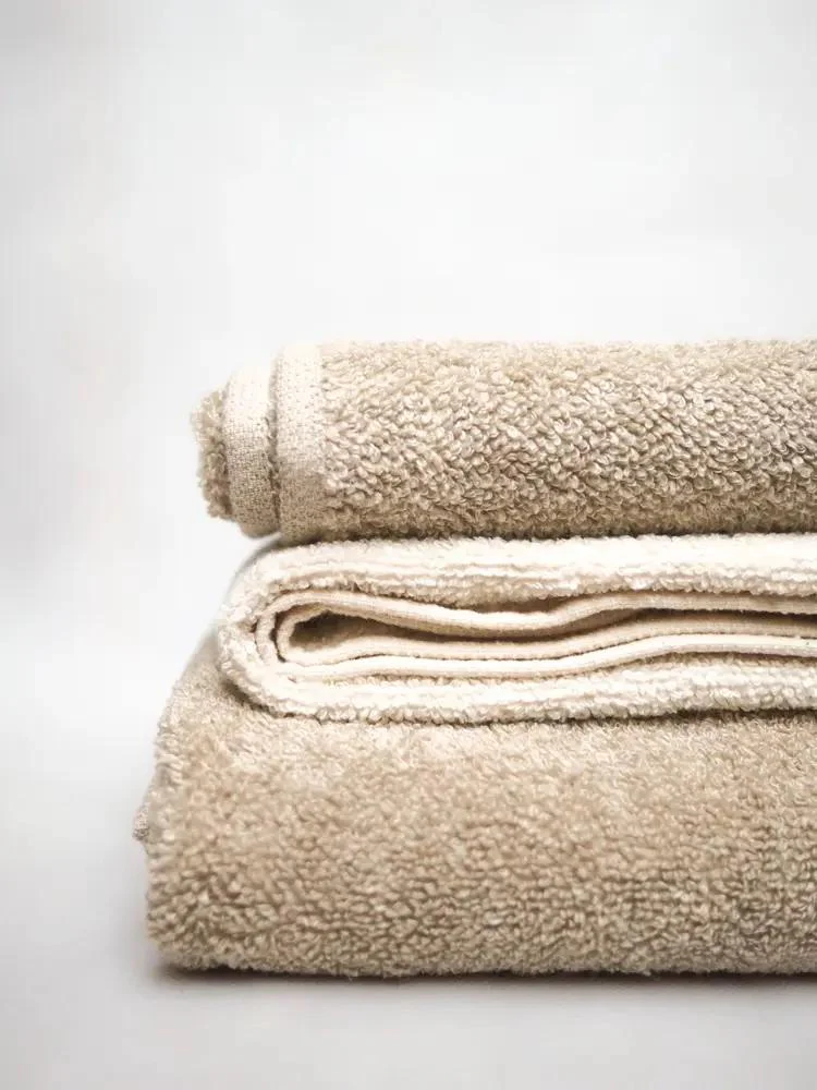 Bath Sheet 80*180 cm- Beige(1594) - Image 3