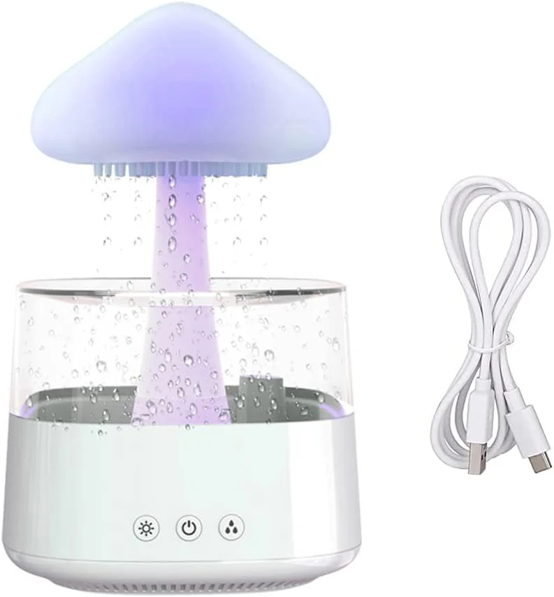 Cloud Rain Humidifier With 7 Colors Light-SA2411-62 - Image 2