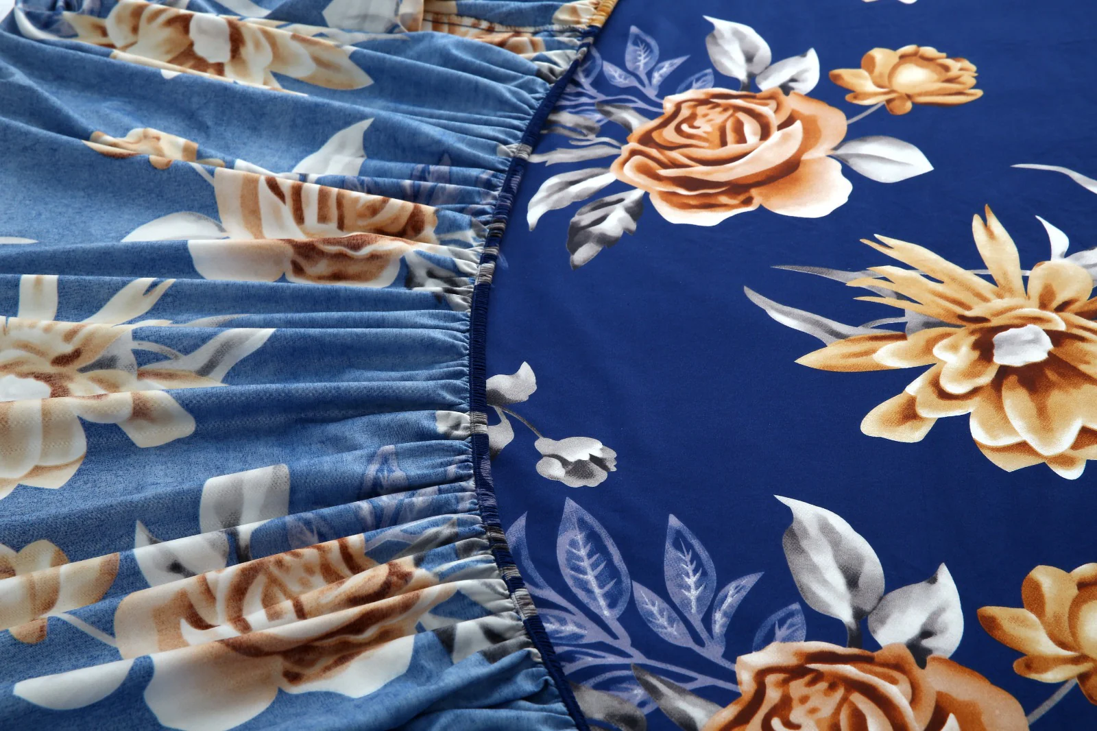 Fitted Bed Sheet-Ethnic Flowers - Image 9