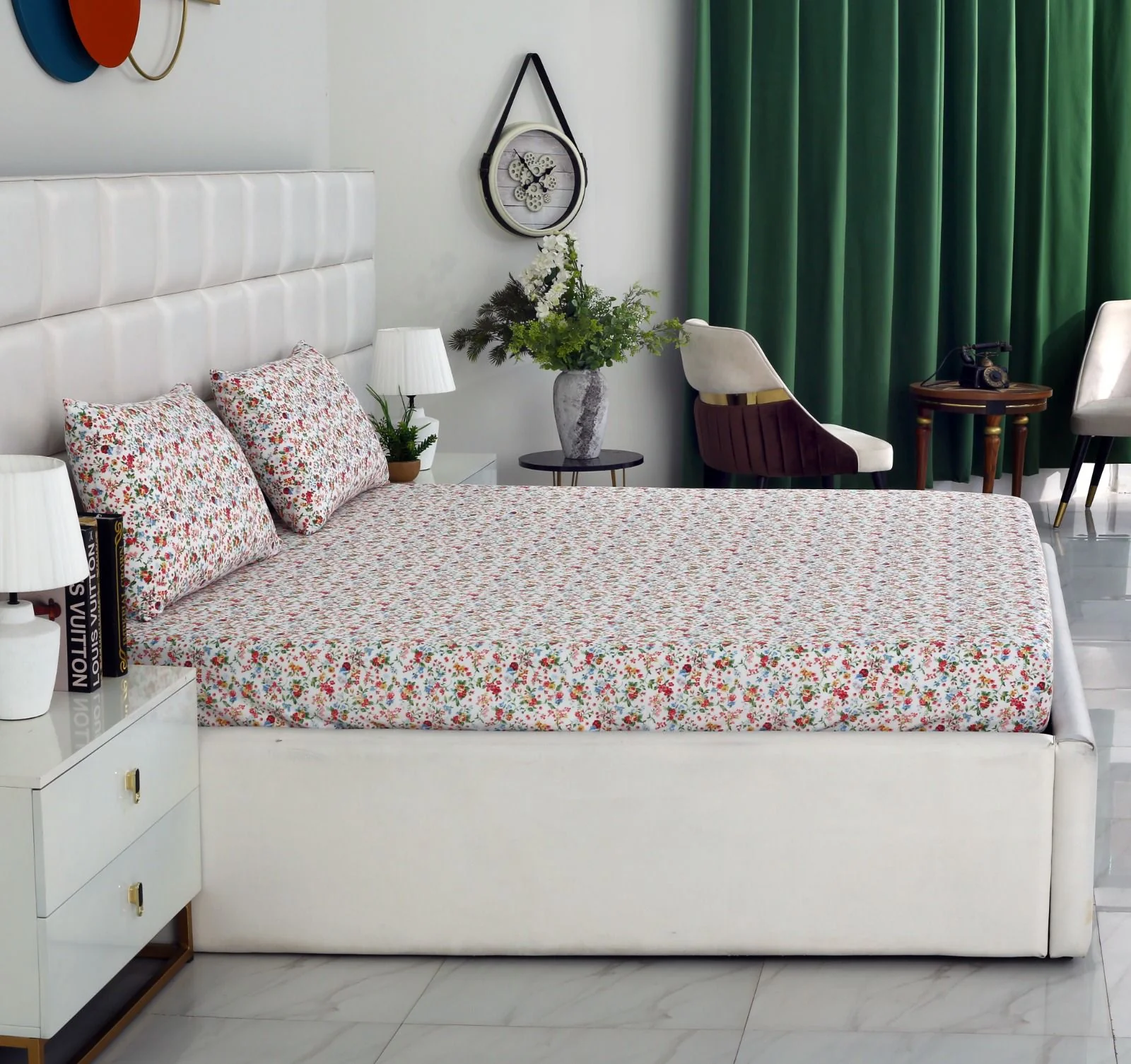 Fitted Bed Sheet-Roseto - Image 7