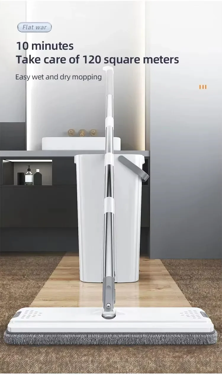 Flat Floor Mop With Bucket-SA2408-126 - Image 11