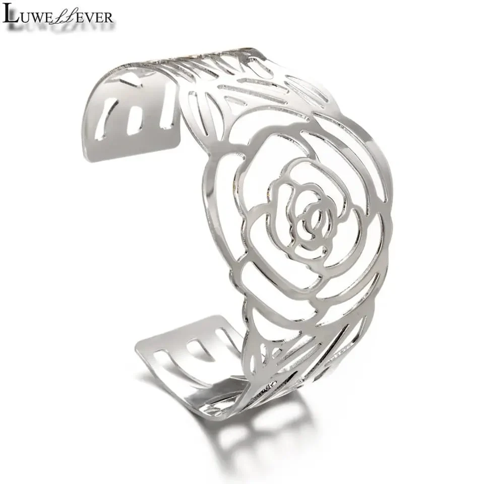 Metal Napkin Holders (5098)-Silver Rose - Image 4