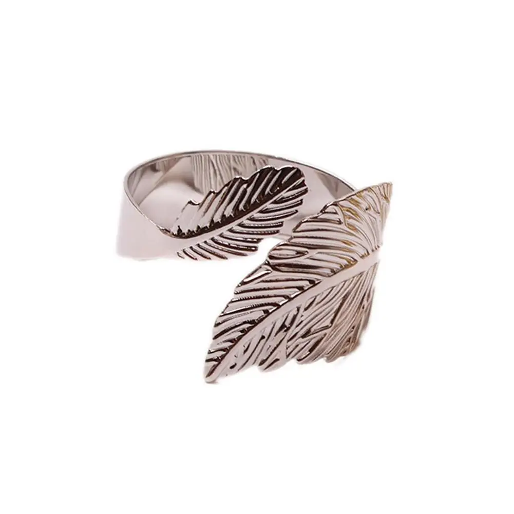 Napkin Holder Rings-Feather(Sliver) - Image 10