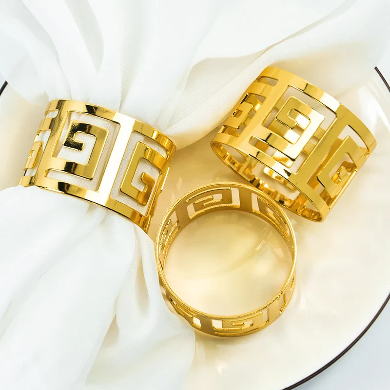 Napkin Holder Rings-Versace(Gold) - Image 3