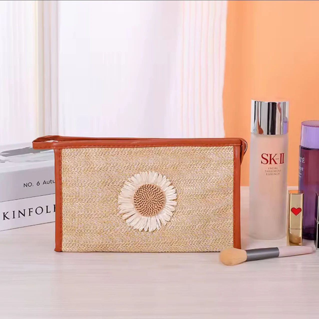 Portable Makeup Organizer Bag-SA2405-114(Flower)