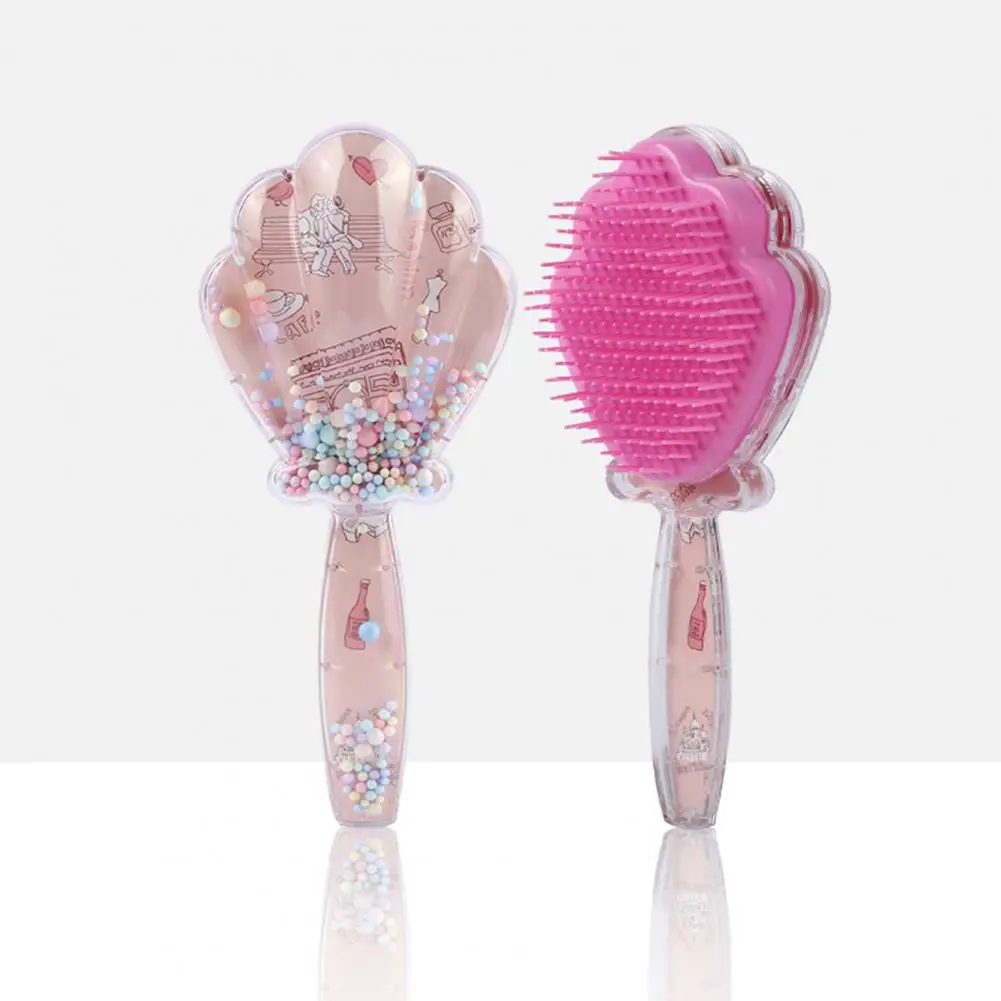 Shell Hair Brush with Handle - Image 4