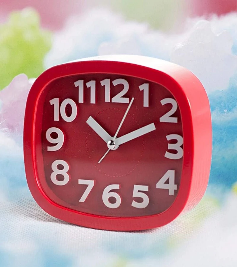 Side Table Alarm Clock-Red(SA2405-57)