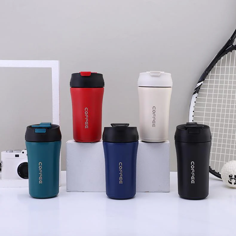 Stainless Steel Double Layer Coffee Tumbler 400ml - Image 5
