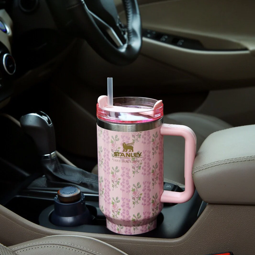 Stanley Quencher H2.0 FlowState™ Tumbler 40 OZ-1200ML-Rose Patel Motion